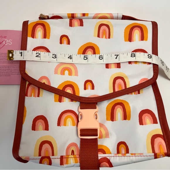 NWT Thirty One Boho Rainbow Thermal Lunch Tote - Picture 6 of 8